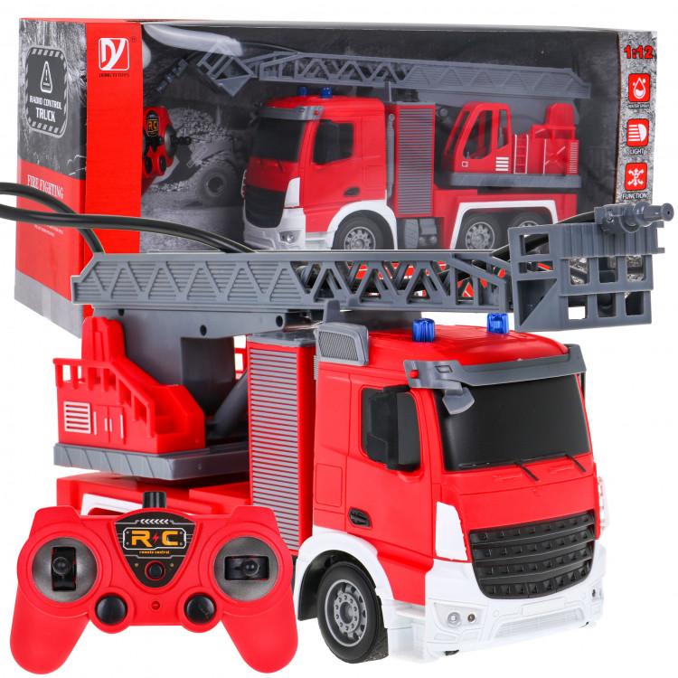 RC Hasičské auto so Striekajúcou vodou + svetlo a zvuk RC Hasičské auto so Striekajúcou vodou + svetlo a zvuk